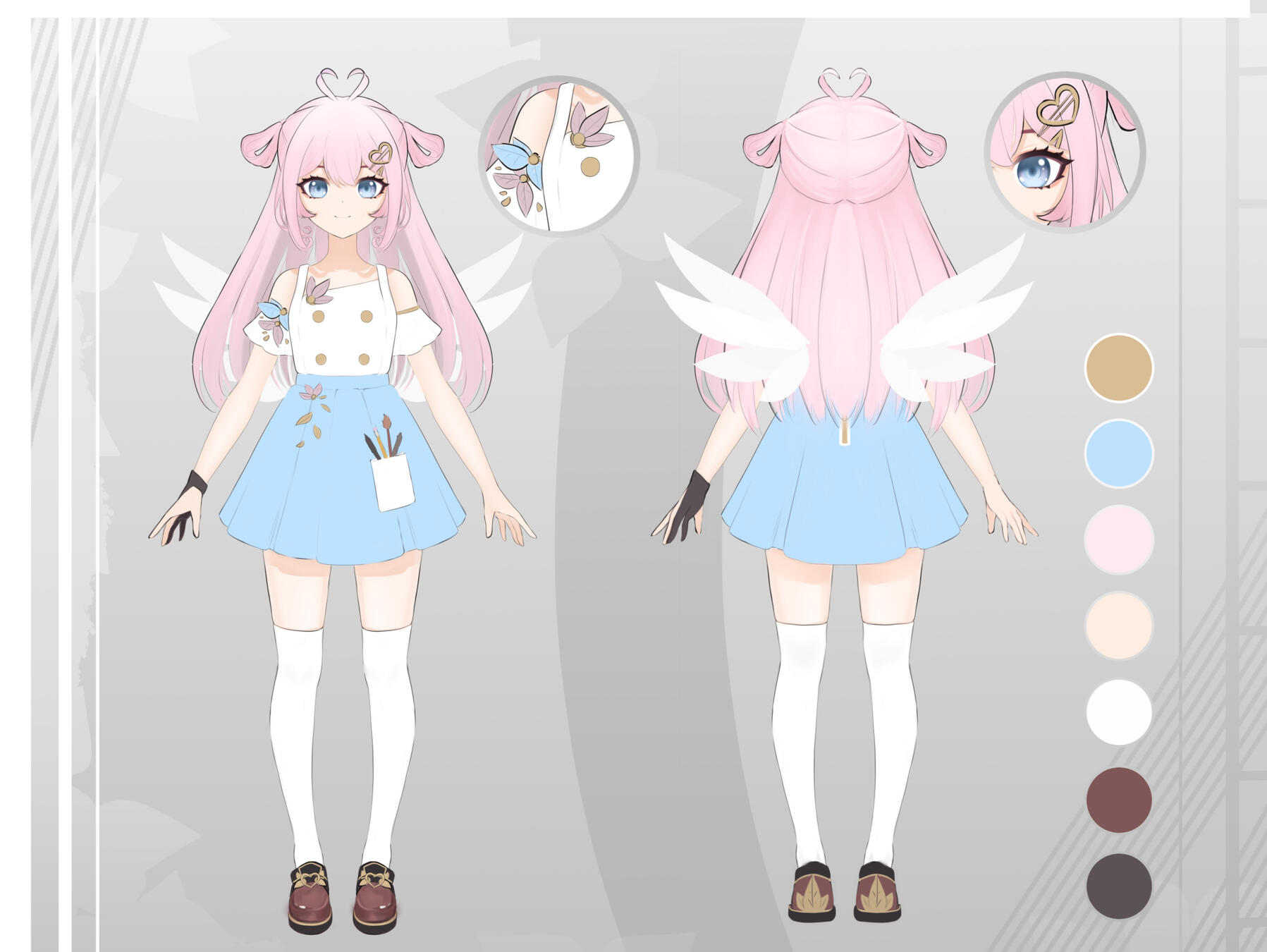 I can also take on other drawing projects, such as a vtuber model or adopt art